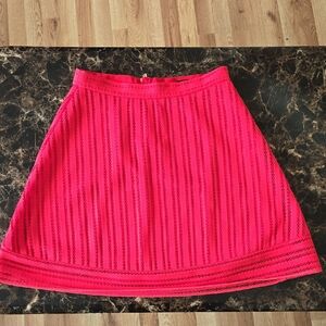 J. Crew Vibrant Pink A-Line Skirt